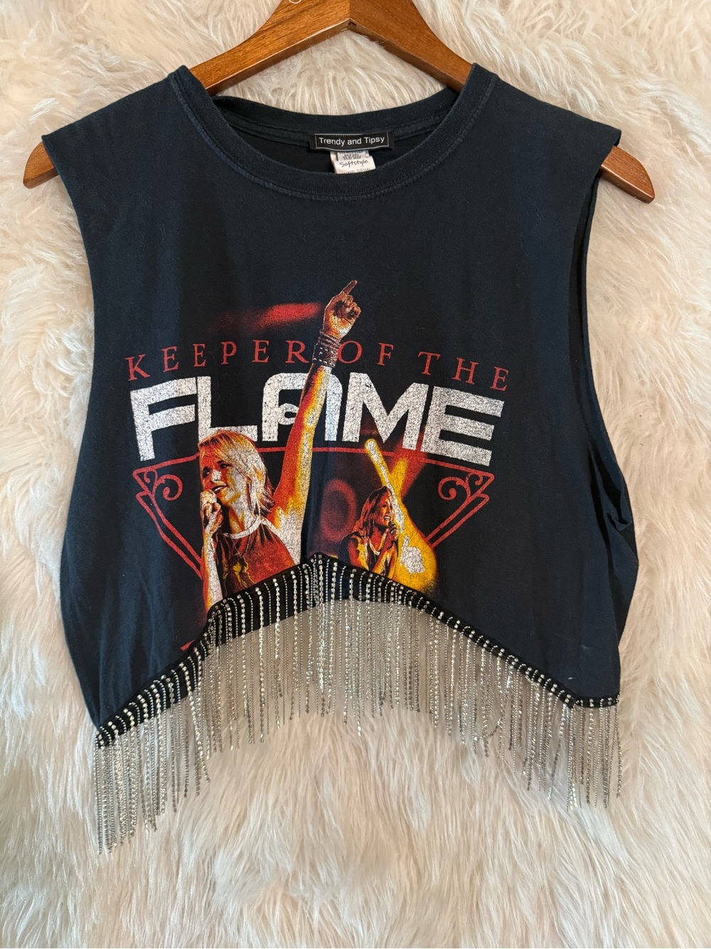 Trendy and Tipsy Custom Altered Miranda Lambert “Keeper of the Flame” Tour Tee